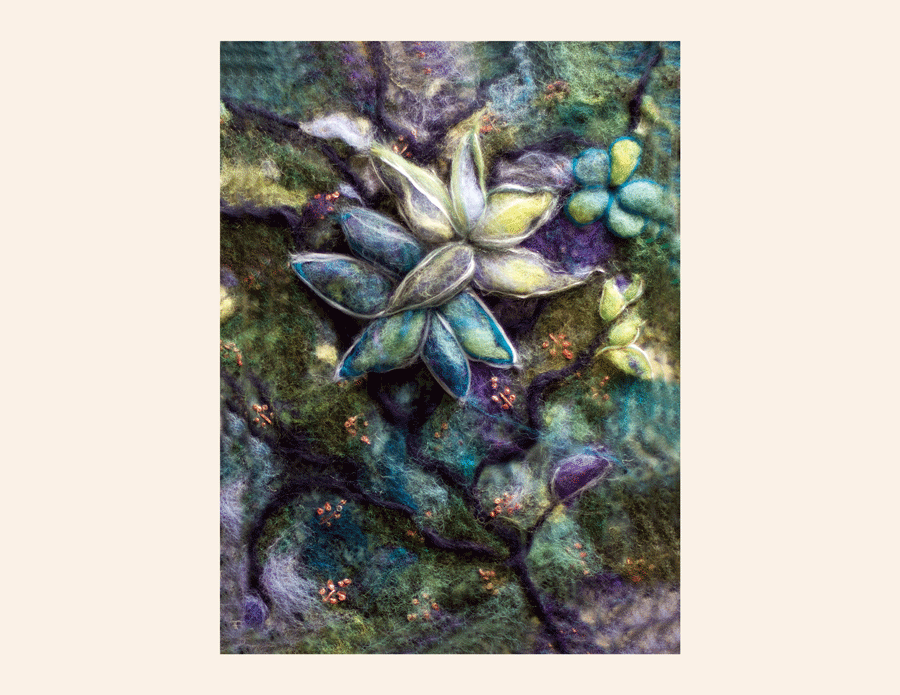 Art Kelly McLeod Clematis Tryptich 2