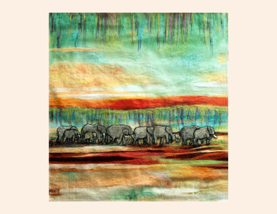 Art Kelly McLeod Parade Of Elephants