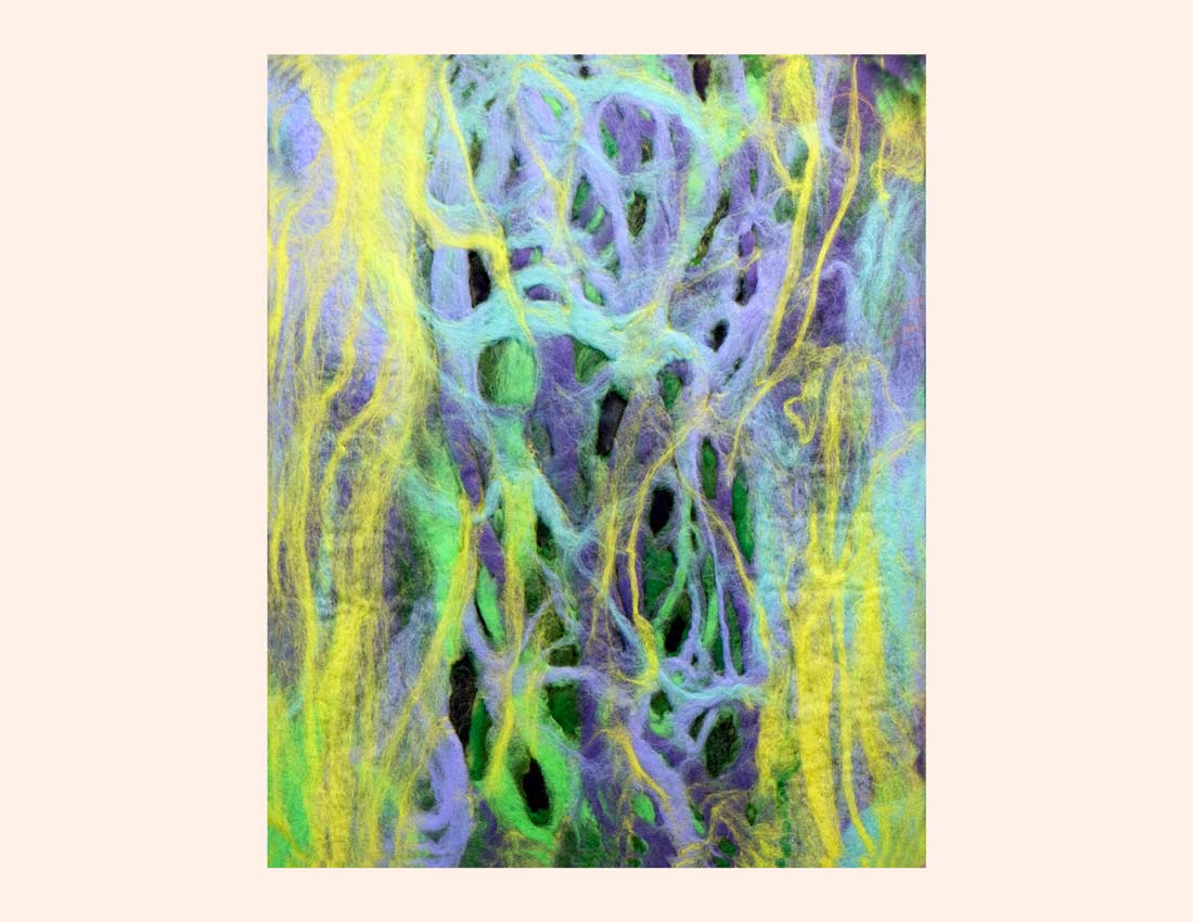 Art Kelly McLeod wet felt Abstract