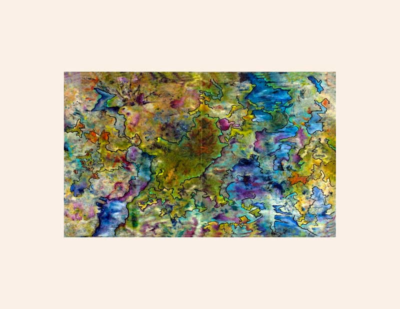 Art Kelly McLeod acrylic A River Runs Through it