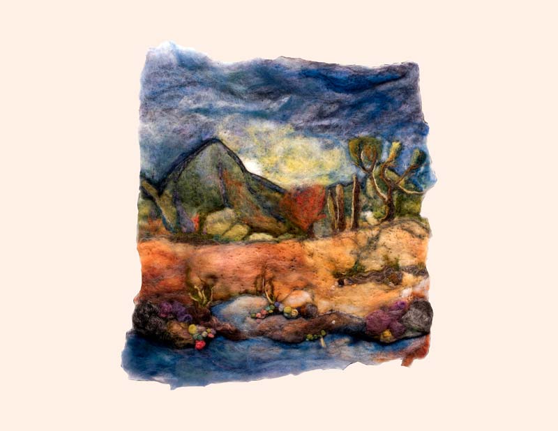 Art Kelly McLeod felt Desert