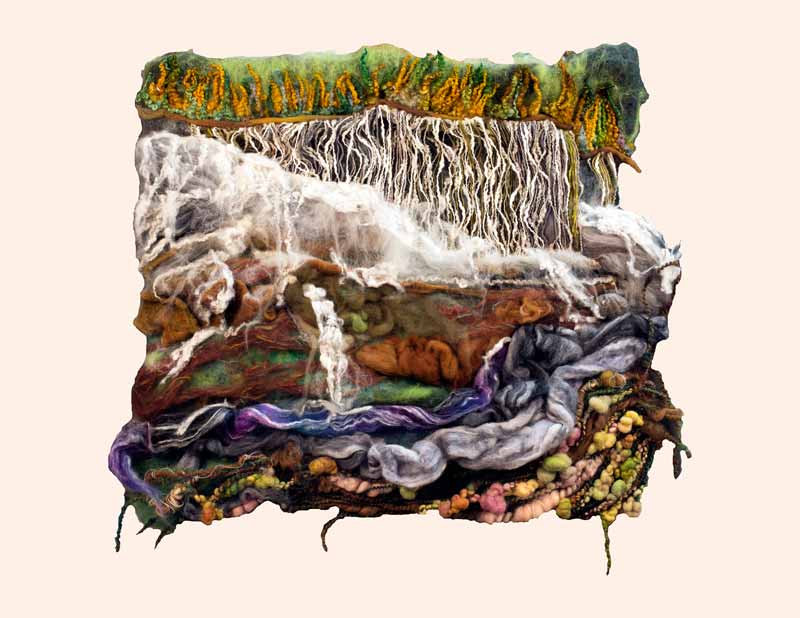 Art Kelly McLeod wet felt Fall In Northern Ontario