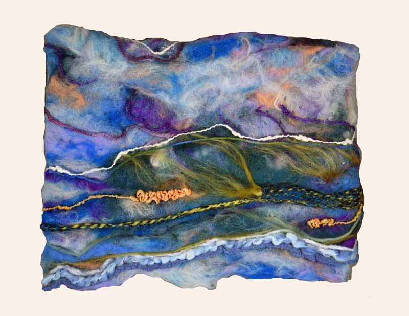 Art Kelly McLeod wet felt Landscape