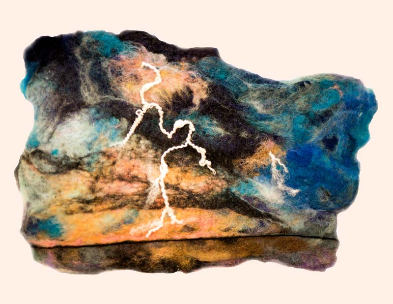 Art Kelly McLeod felt Lightning