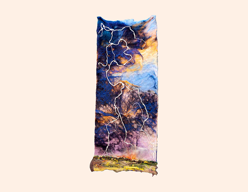Art Kelly McLeod wet felt Lightning