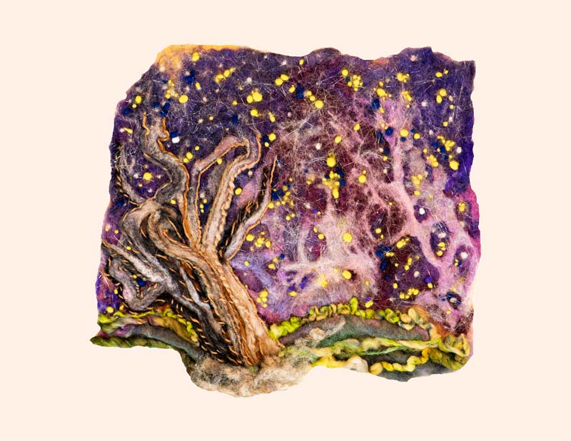 Art Kelly McLeod felt Nighttime