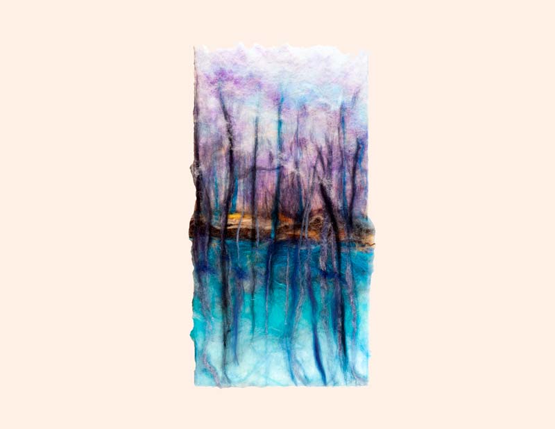 Art Kelly McLeod wet felt Reflections