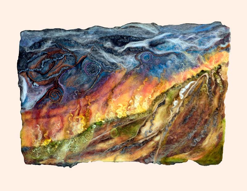 Art Kelly McLeod felt Starry Wool
