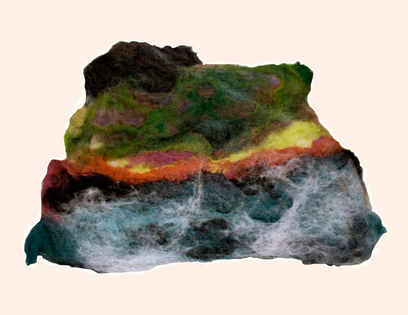 Art Kelly McLeod felt Stormy Shore