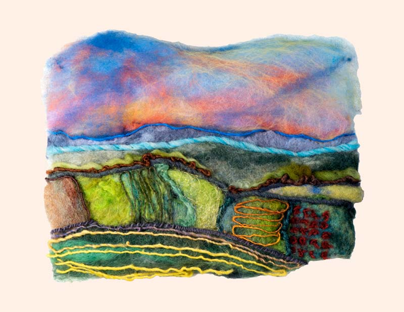 Art Kelly McLeod wet felt The Four Seasons Summer