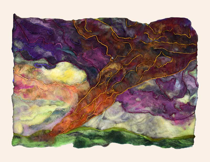 Art Kelly McLeod wet felt Tornado Alley