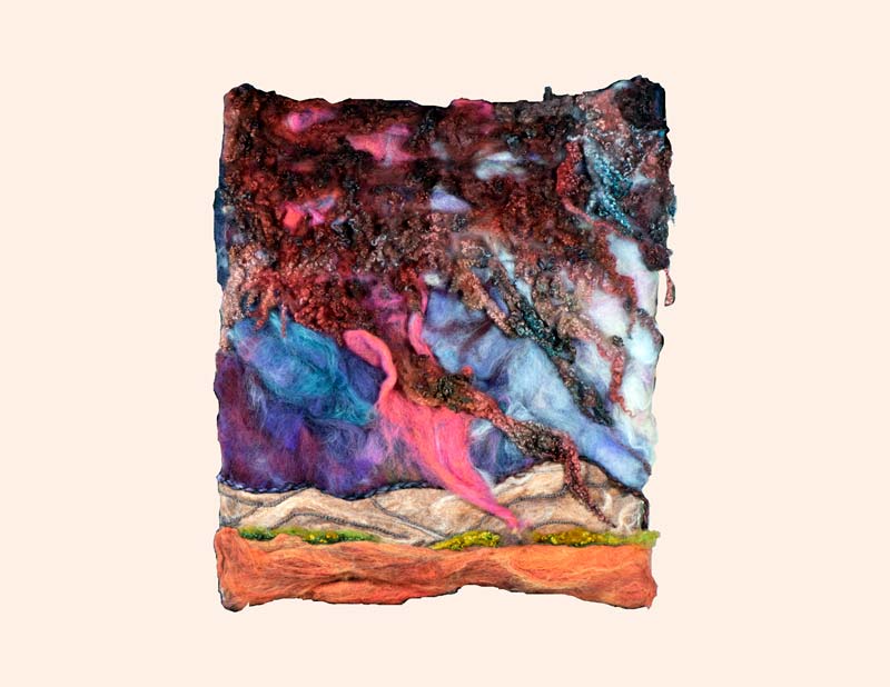 Art Kelly McLeod wet felt Twister