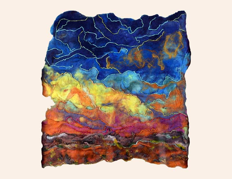 Art Kelly McLeod wet felt Valley Storm