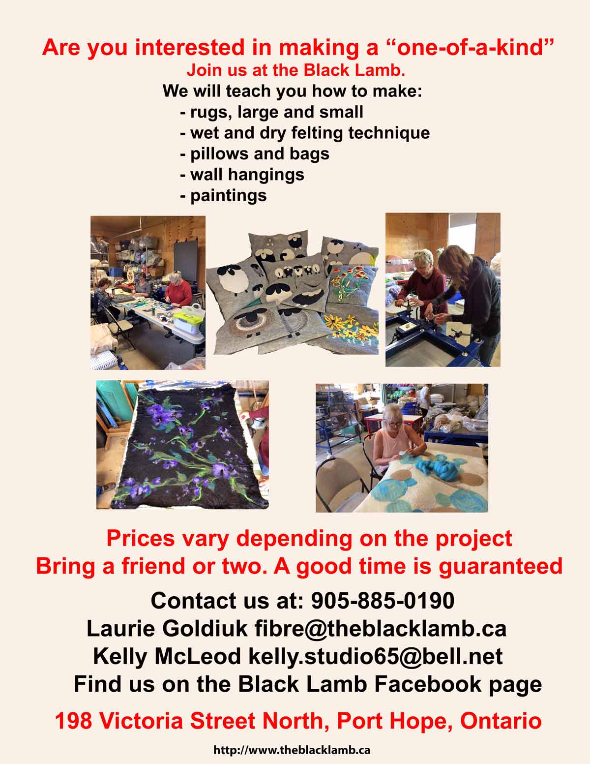 Black Lamb's Twist Fibre Festival 2019 poster